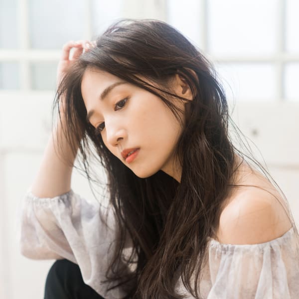 【S.BROOM】大人センターパートゆる巻きレイヤー