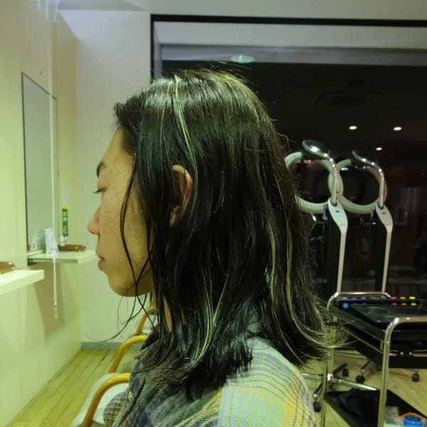 ★際立つハイライト×メンズロング