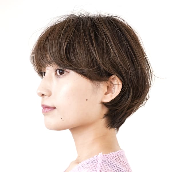 大人かわいいショートボブ