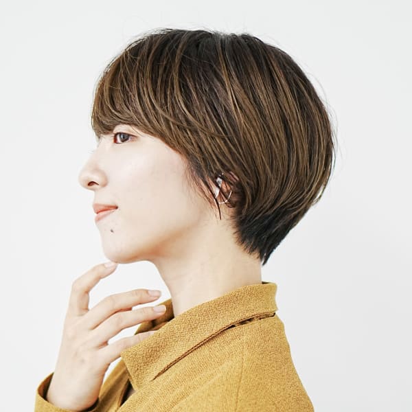 大人可愛いショートヘア