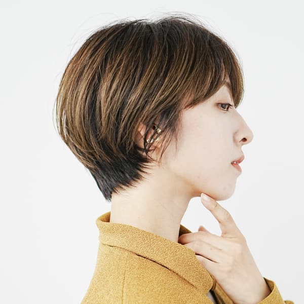 大人可愛いショートヘア