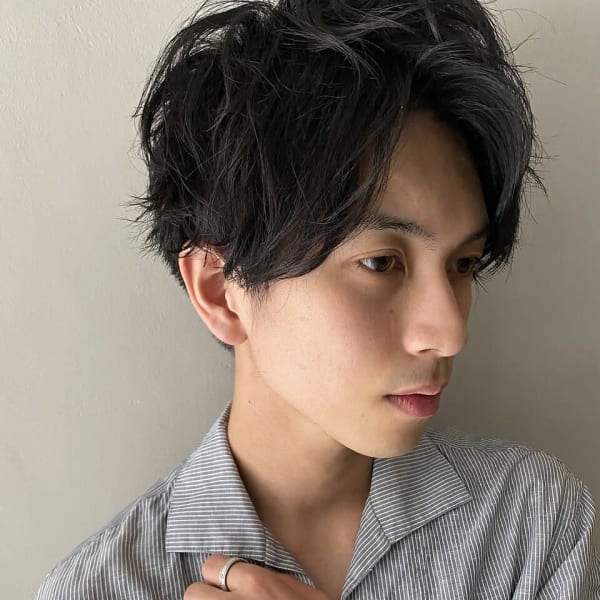 大人カジュアルアップバングハンサムショート|LOuNICA銀座