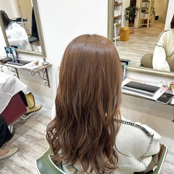 ブランジュ/オレンジミックス/ゆるふわウェーブ