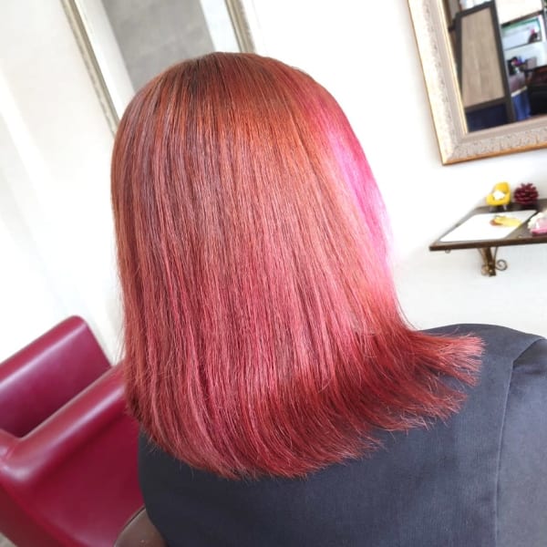 before⇔after 美革ストレート(酸性ストレート)|HAIR&EYELASH CHAIN