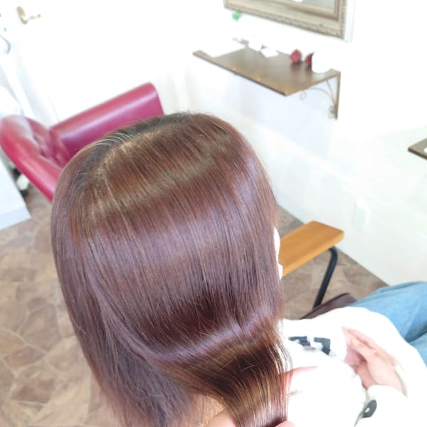 before⇔after 美革ストレート(酸性ストレート)|HAIR&EYELASH CHAIN