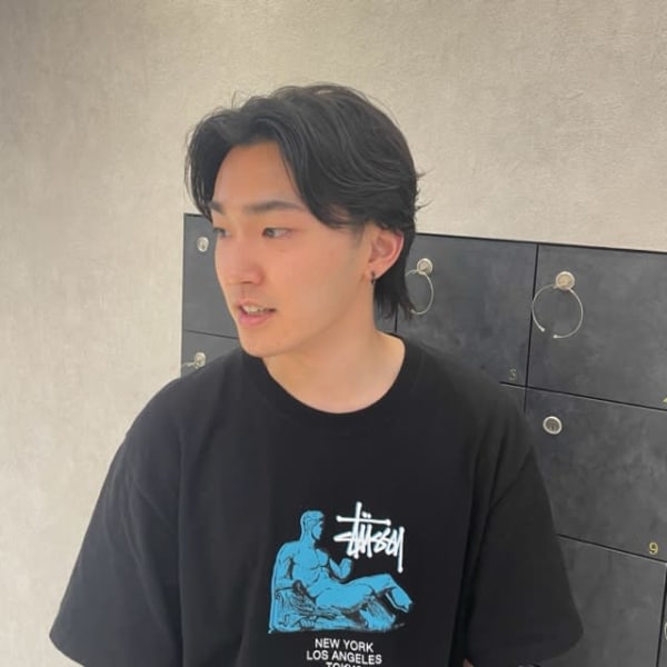 センターパートパーマ|ZA/ZA shinjuku