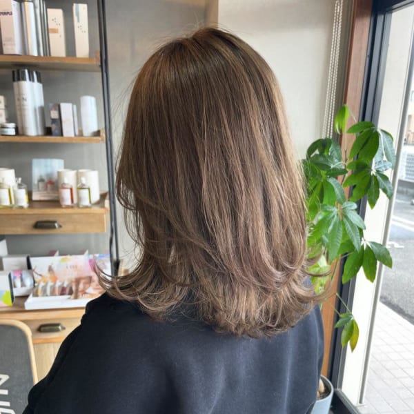 大人可愛い/レイヤーカット