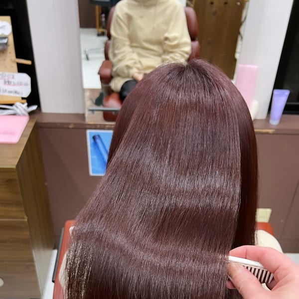 髪質改善トリートメント/ヘアカラー