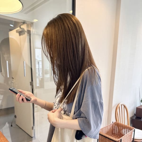 【noka 新宿】レイヤー/オリーブベージュ