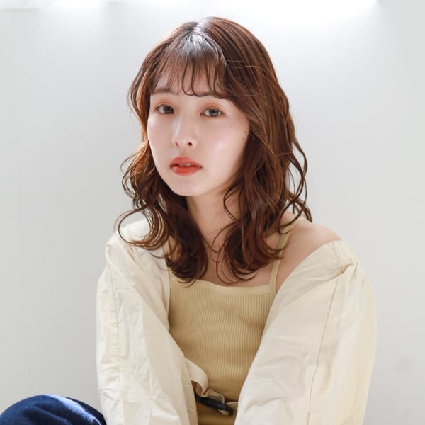 【tetote江坂】エアリーボブニュアンスカラーブラウン|tetote by milly 江坂