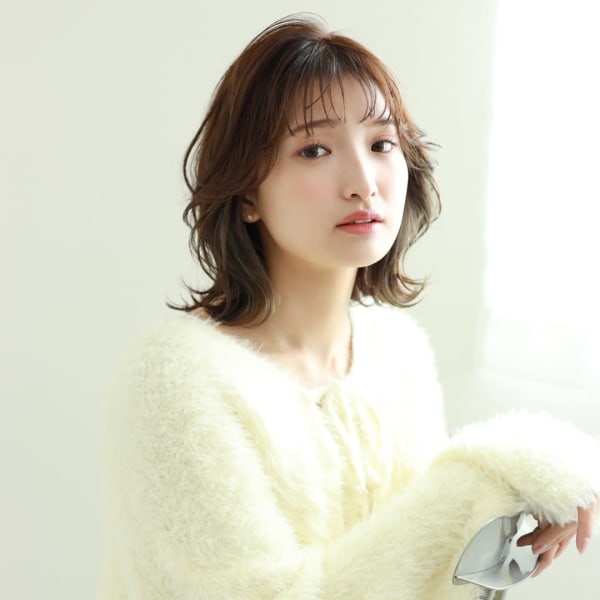 【tetote江坂】柔らか切りっぱなしボブ顔回りレイヤー|tetote by milly 江坂