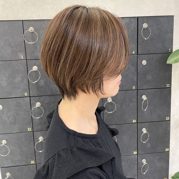 大人ショートボブ