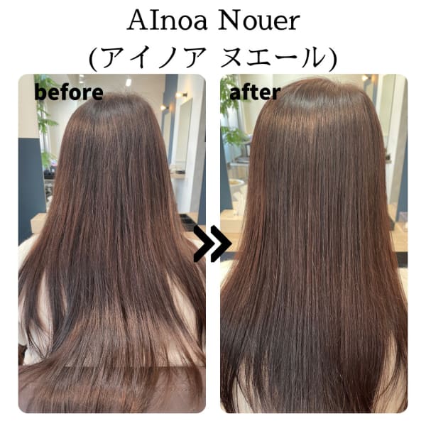 髪質改善+艶カラー【AInoa Nouer 代々木】