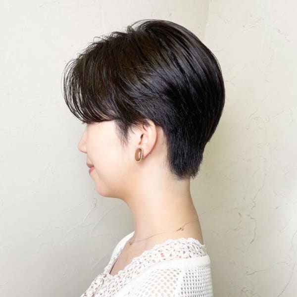 【Reir_下北沢】*大人ハンサムショート+流しバング*