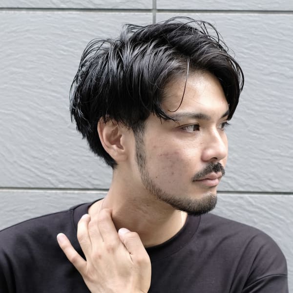 センターパート/ツーブロック