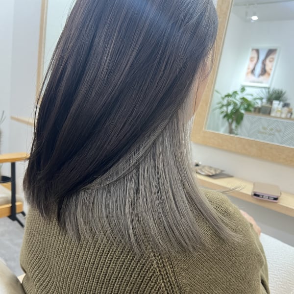 ☆インナーカラー☆シルバーベージュ