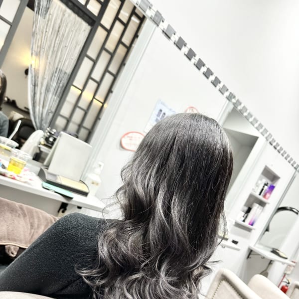 ダークグレーバレイヤージュ