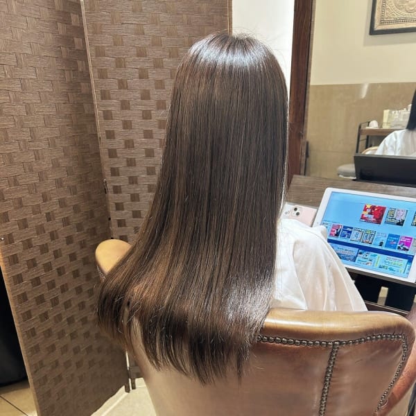 【髪質改善】30代40代50代酸性ストレート艶々ヘア