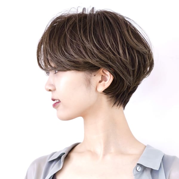 柔らかい印象の大人ショート