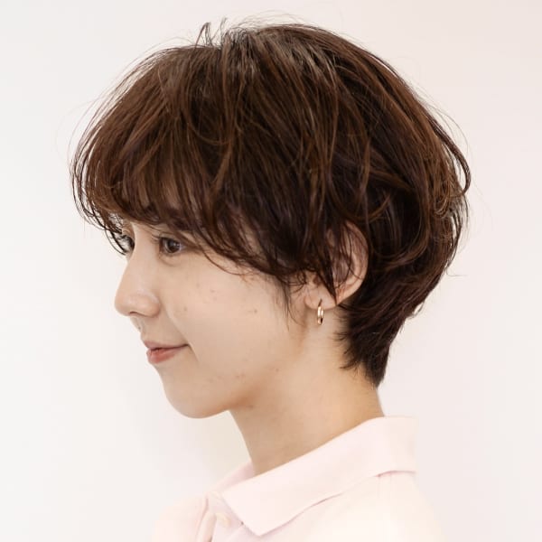 大人可愛いショートヘア
