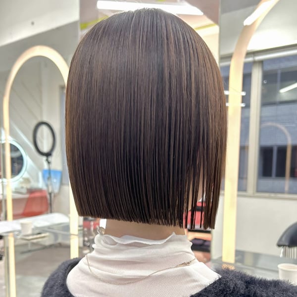 ボブ×縮毛矯正の相性抜群|Lond vallee 渋谷店