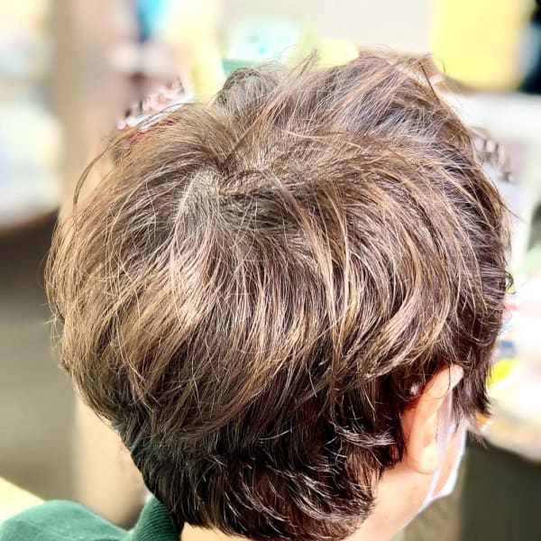 ハイライトオンカラー|hair salon Tiare