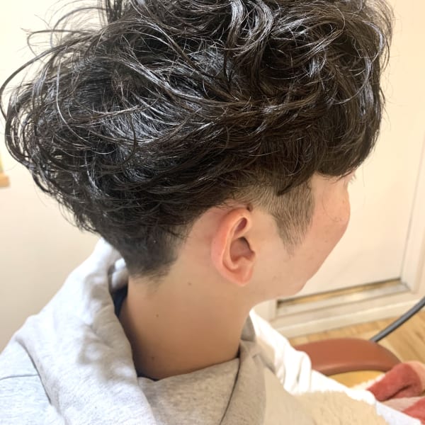 カット+シェービング+パーマ+MAGトリートメント☆|TOMOYUKI WORKS