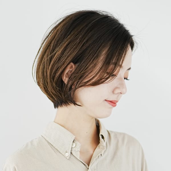 大人丸みショート