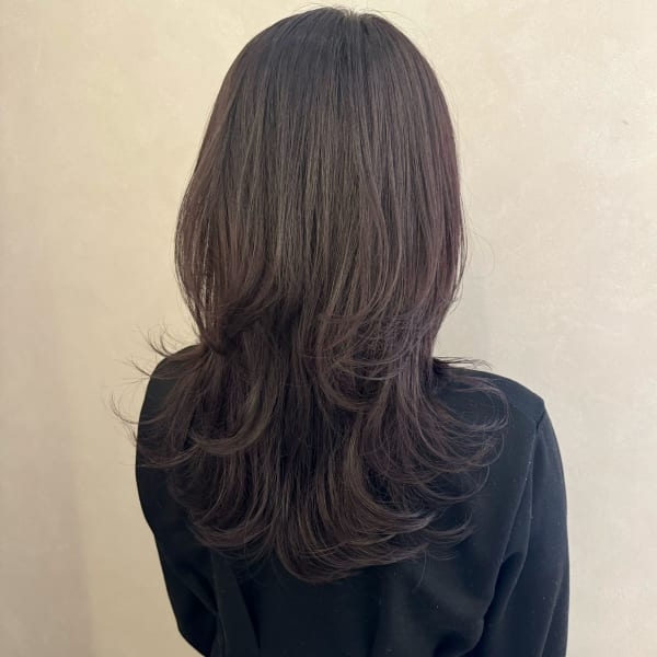 【&ONE 自由が丘】ウルフカット×ラベンダーグレージュ|&ONE