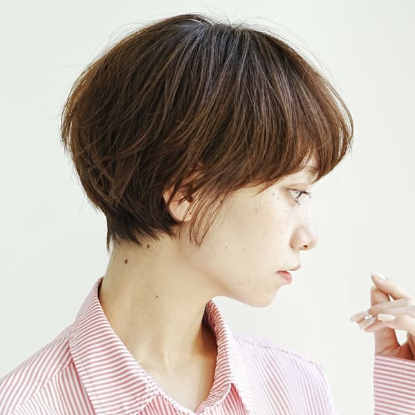 大人可愛いショートヘア