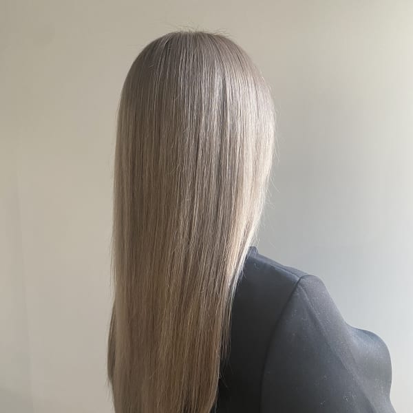 あったかホワイトベージュ◎ロング