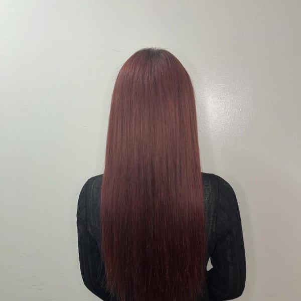 春に向けてボルドーカラー