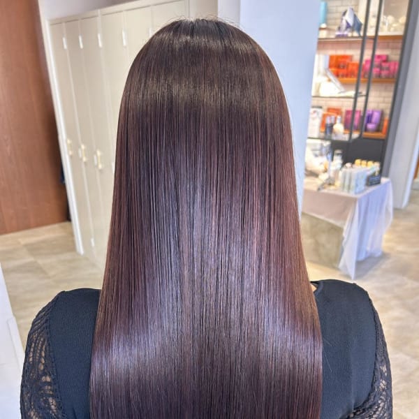 【天神】髪質改善を繰り返したストレートロング仕上がり☆山之内