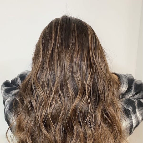 ミルクティーブラウン バレイヤージュ