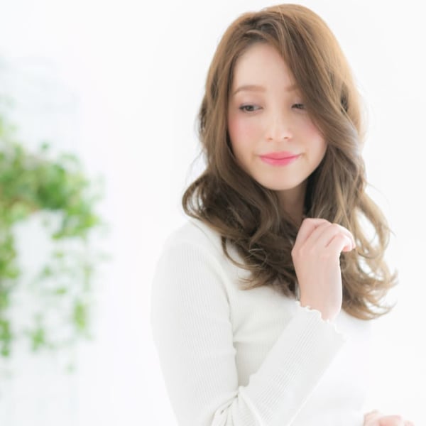 【仙台 loki】かきあげ♪ウェーブ巻きロングウルフ