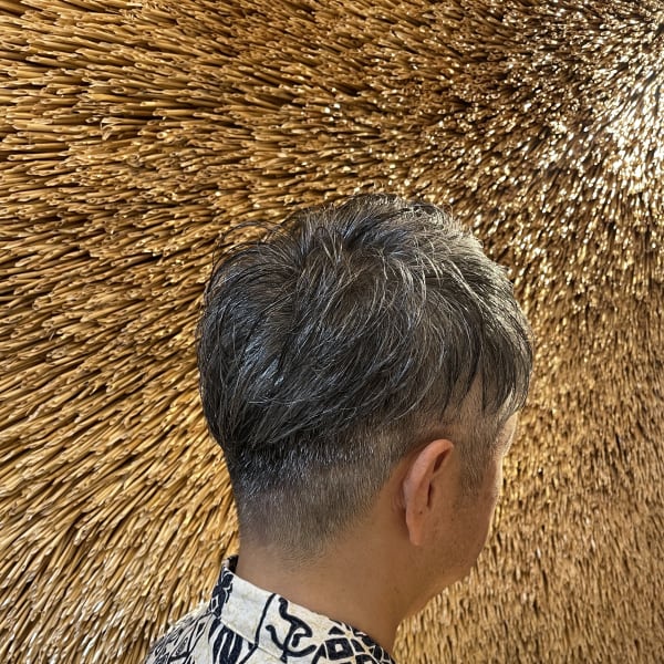 ツーブロックショート