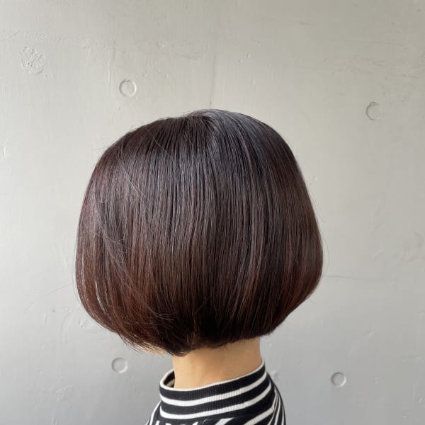 〈江戸 桃海〉ショートボブ/ミニボブ/暖色カラー/吉祥寺