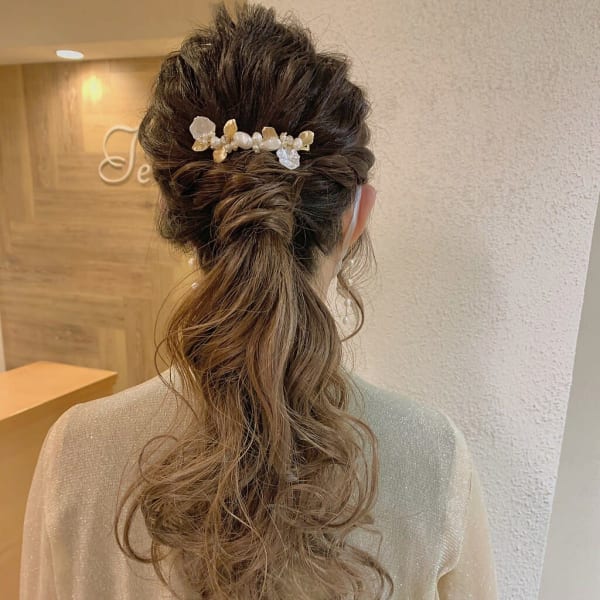 【Terrace】ヘアセット×ローポニー