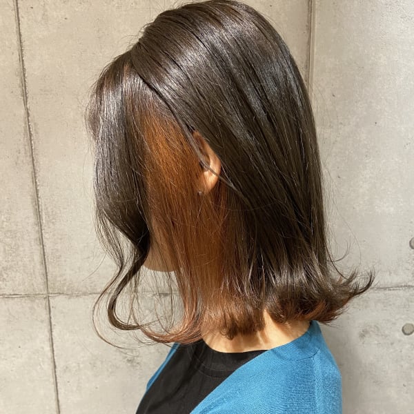 春のインナーカラー。