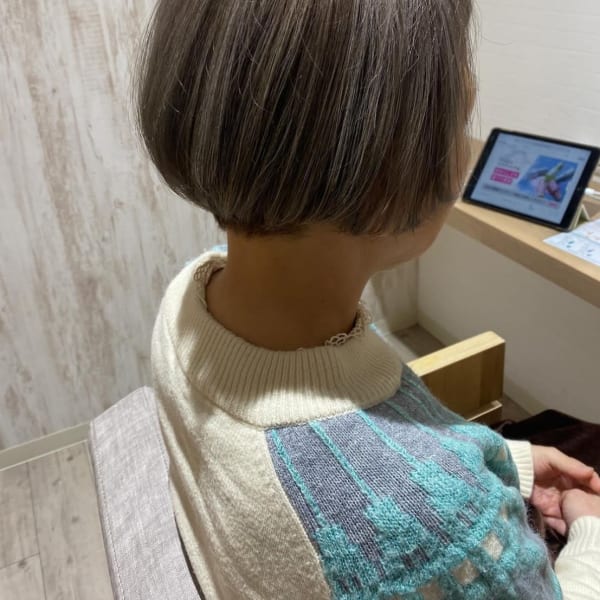 脱白髪染めカラー♪