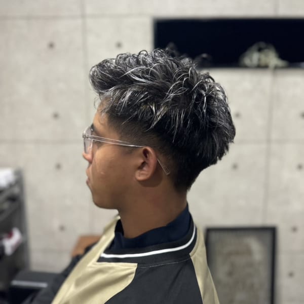 ホワイトハイライト×フェード【岡崎ハイライト】|G&W