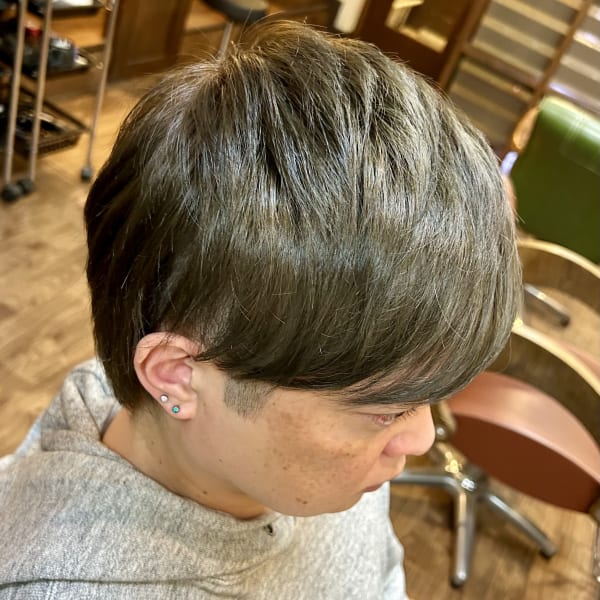 カーキベージュカラー|Piece of Hair