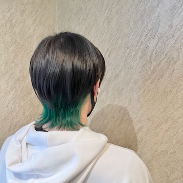 ウルフヘアスタイル