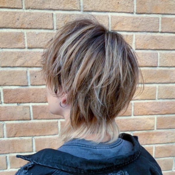 メッシュ×インナー×ウルフ