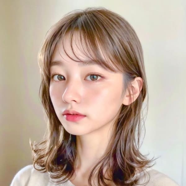 切りっぱなしボブ美髪ケアカラー小顔カット似合わせカット|W by GRITTERs