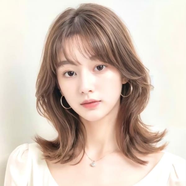 似合わせカット美髪レイヤーロングハッシュカットくびれヘア|W by GRITTERs