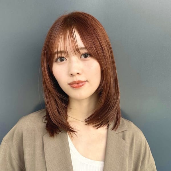 大人レイヤー/イメチェン/前髪/似合わせカット/北千住