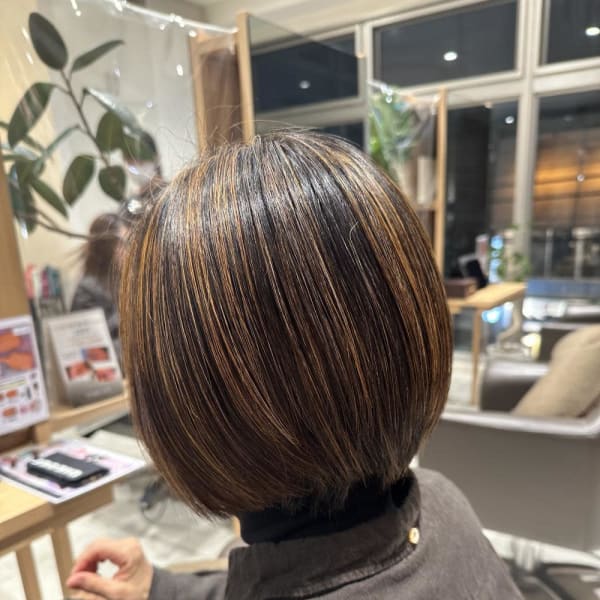 ウィービングカラー×ボブ