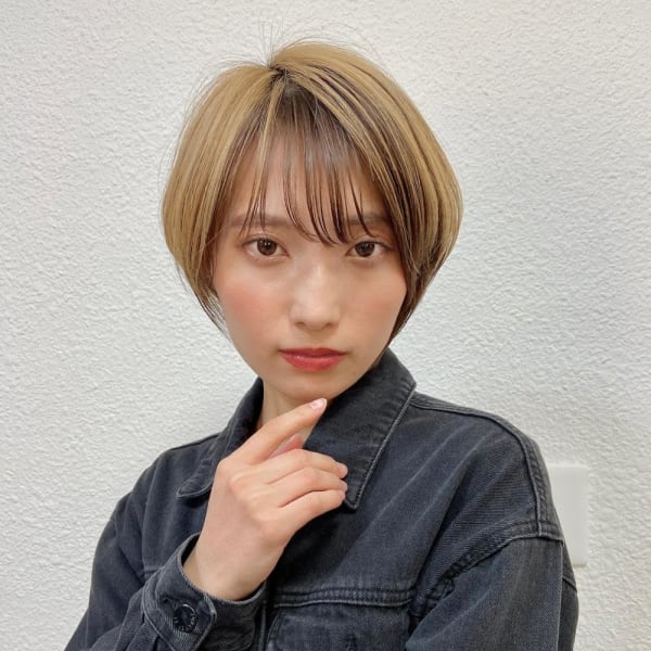 前髪あり大人ショート20代30代40代表参道