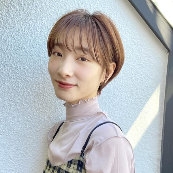 前髪あり大人ショート20代30代40代表参道|NATSUYA